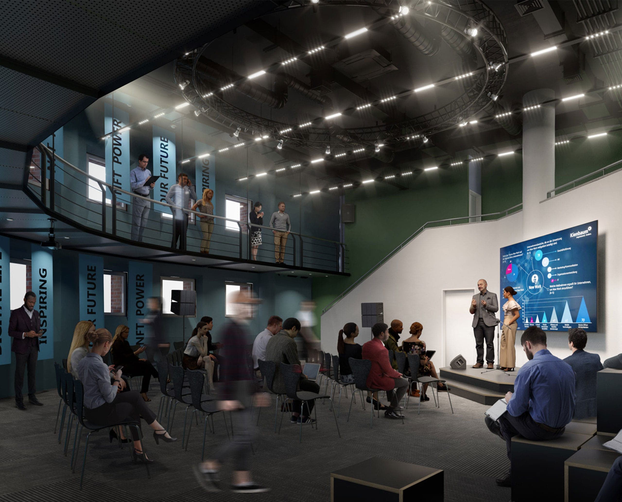 Completion of the new atrium and event spaces